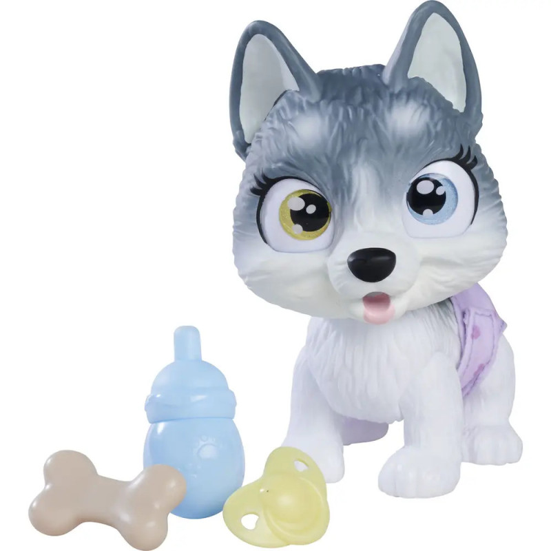 Pamper Petz Husky Welpe zum Adopteren – Interaktiv mit Windel-Farbwechsel & Überraschungen Pamper Petz Husky Welpe zum Adopteren – Interaktiv mit Windel-Farbwechsel & Überraschungen