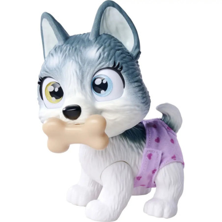 Pamper Petz Husky Welpe zum Adopteren – Interaktiv mit Windel-Farbwechsel & Überraschungen