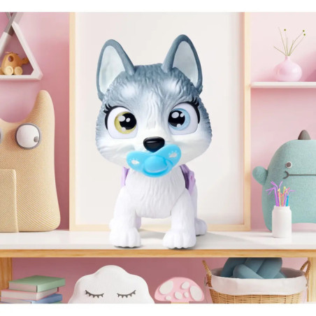 Pamper Petz Husky Welpe zum Adopteren – Interaktiv mit Windel-Farbwechsel & Überraschungen