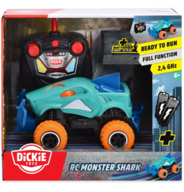 Dickie Toys RC Monster Shark – Ferngesteuerter Monstertruck, RTR