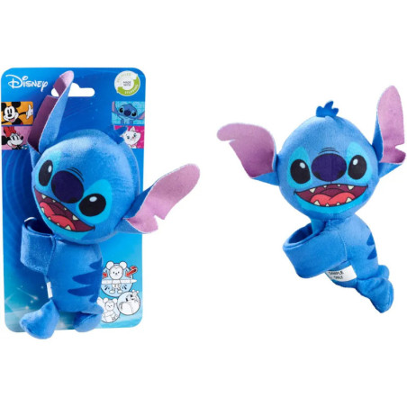 Disney Stitch Schnapparmband Plüsch - Lilo & Stitch Fanartikel für Arm & Tasche (17cm)