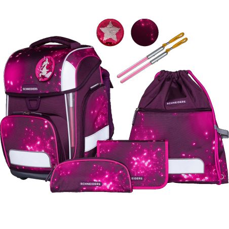 Schulranzen-Set Ergolite 9-tlg Berry Cosmos Schulranzen-Set Ergolite 9-tlg Berry Cosmos