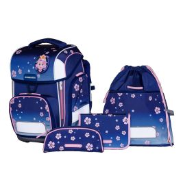 Schulranzen-Set Ergolite 9-tlg Blue Bloom