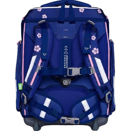 Schulranzen-Set Ergolite 9-tlg Blue Bloom Schulranzen-Set Ergolite 9-tlg Blue Bloom