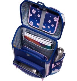 Schulranzen-Set Ergolite 9-tlg Blue Bloom