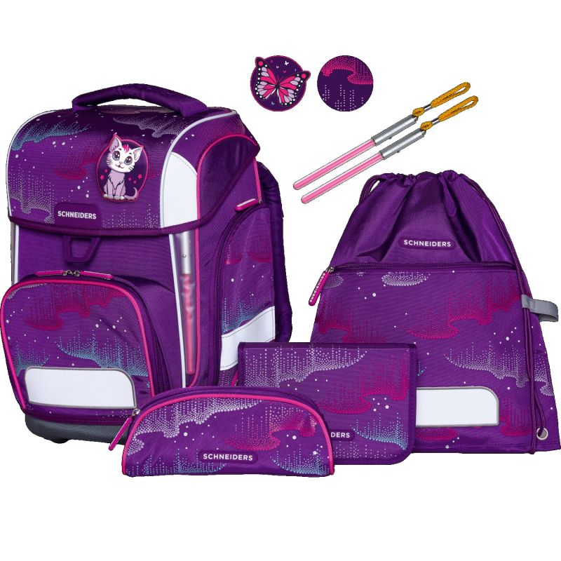 Schulranzen-Set Ergolite 9-tlg Wavy Dots Schulranzen-Set Ergolite 9-tlg Wavy Dots
