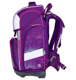 Schulranzen-Set Ergolite 9-tlg Wavy Dots