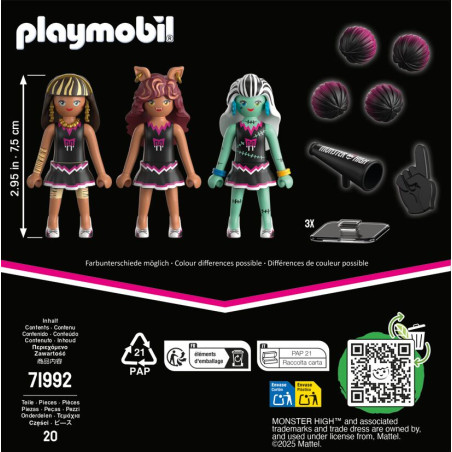 PLAYMOBIL X Monster High Monst er Studenten