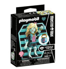 Playmobil Monster High Laguna Blue & Neptuna Spielset, schwarze Box, 14 Teile, für Kinder ab 5 Jahren.