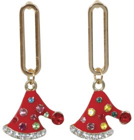 METALL- OHRRINGE WEIHNACHTSMÜTZE