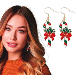 METALL- OHRRINGE ZUCKERSTANGEN