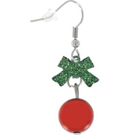 METALL- OHRRINGE WEIHNACHTSKUGEL