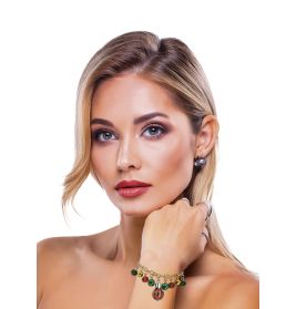 METALL ARMBAND BAUMKUGELN