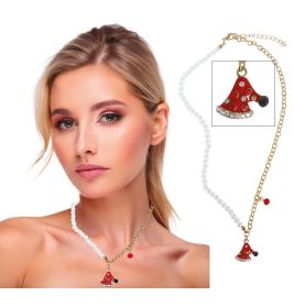 METALL-HALSKETTE WEIHNACHTSMÜTZE