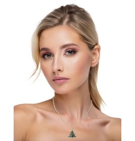 METALL-HALSKETTE WEIHNACHTSBAUM