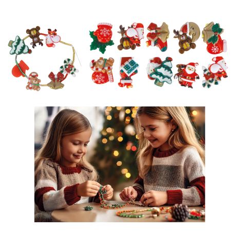 BOX DIY ARMBÄNDER WEIHNACHTEN, 20 STÜCK