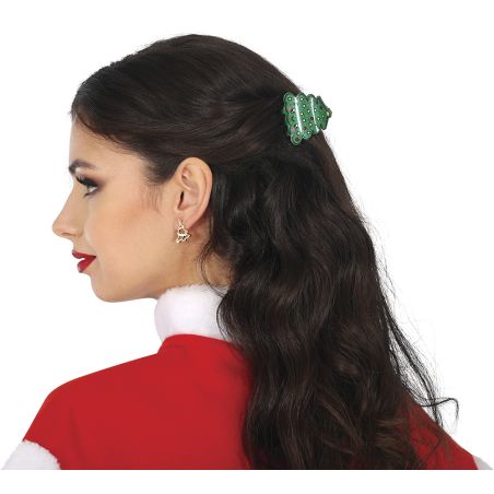 HAARKLAMMER WEIHNACHTSBAUM, 4,5 CM