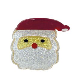 HAARKLAMMER SANTA, 4,5 CM