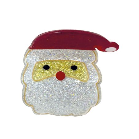 HAARKLAMMER SANTA, 4,5 CM