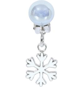 OHRRINGE MIT SCHNEEFLOCKEN