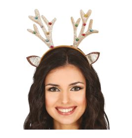 GOLDENES RENTIER GEWEIH HAARREIF