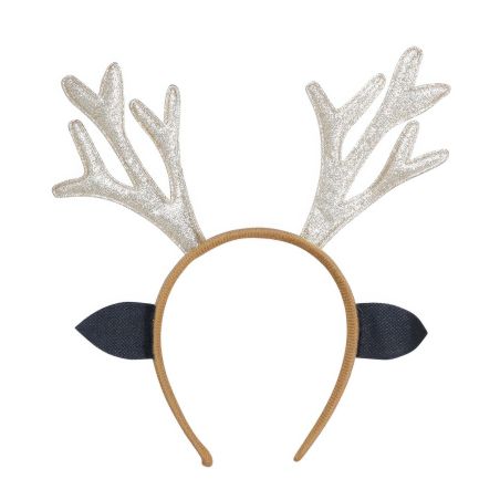 GOLDENES RENTIER GEWEIH HAARREIF