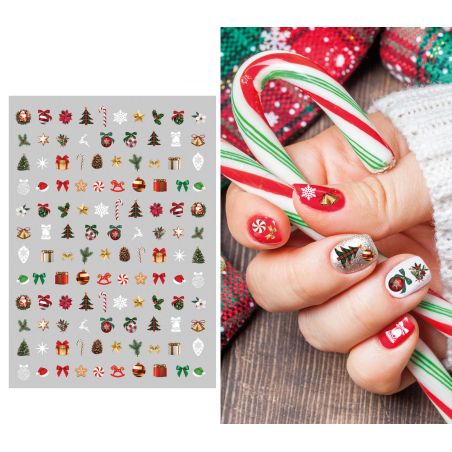 NAGEL AUFKLEBER, WEIHNACHTEN, 10X7 CM