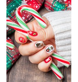 NAGEL AUFKLEBER, WEIHNACHTEN, 10X7 CM