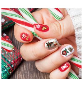 NAGEL AUFKLEBER, WEIHNACHTEN, 10X7 CM