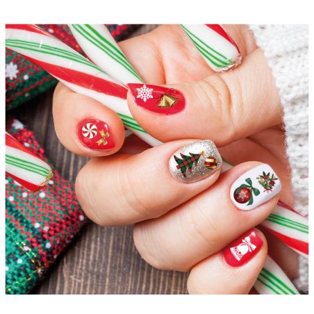 NAGEL AUFKLEBER, WEIHNACHTEN, 10X7 CM