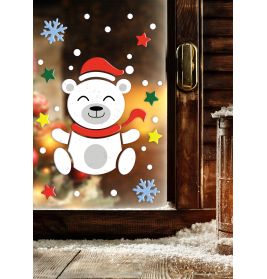 EISBÄR GEL DEKORATION 20X25 CM