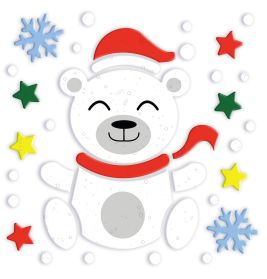 EISBÄR GEL DEKORATION 20X25 CM