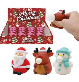 WEIHNACHTS QUETSCH SPIELZEUG SORTIERT 7CM