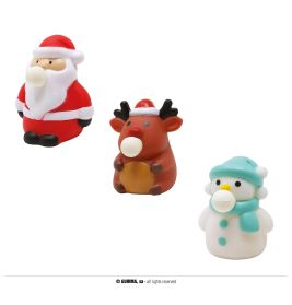 WEIHNACHTS QUETSCH SPIELZEUG SORTIERT 7CM