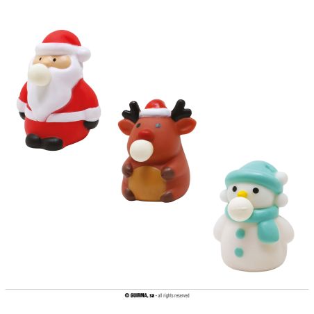 WEIHNACHTS QUETSCH SPIELZEUG SORTIERT 7CM