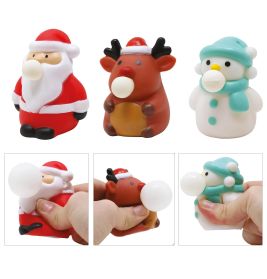 WEIHNACHTS QUETSCH SPIELZEUG SORTIERT 7CM