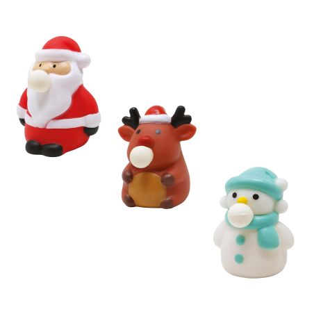 WEIHNACHTS QUETSCH SPIELZEUG SORTIERT 7CM