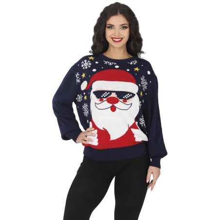 SANTA WEIHNACHTSPULLOVER, DAMEN, GRÖßE S