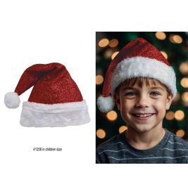 GLITZER WEIHNACHTSMÜTZE, KINDER