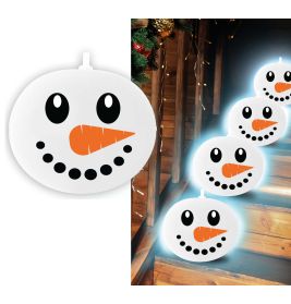 VERPACKUNG MIT 5 BELEUCHTETEN SCHNEEMANN LUFTBALLO