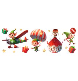 25X70 CM WEIHNACHTS- WANDSTICKER