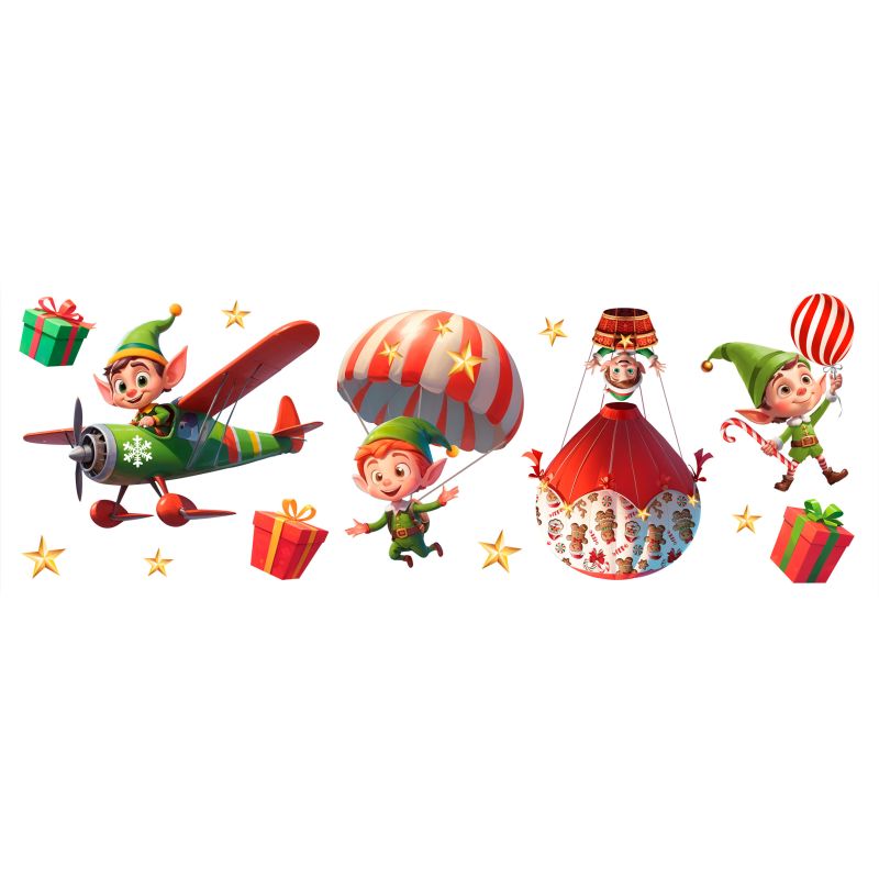 25X70 CM WEIHNACHTS- WANDSTICKER