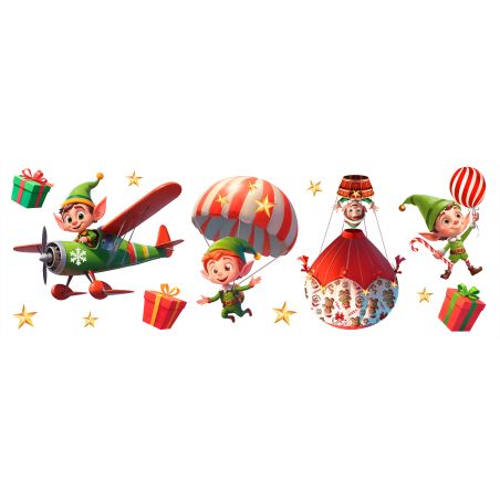 25X70 CM WEIHNACHTS- WANDSTICKER