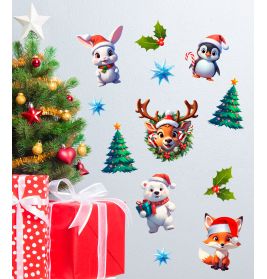 25X70 CM WEIHNACHTS- WANDSTICKER