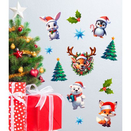 25X70 CM WEIHNACHTS- WANDSTICKER