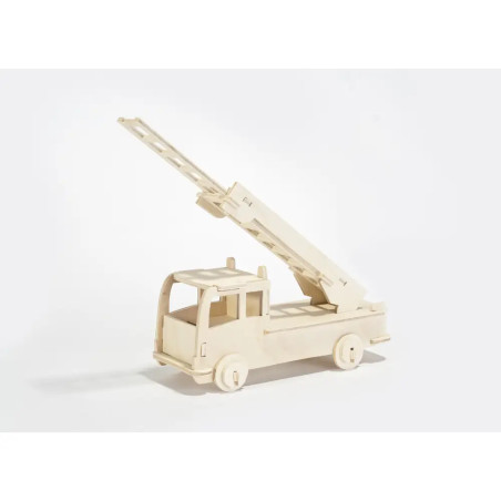 PEBARO Laubsägevorlage Feuerwehrauto 3D