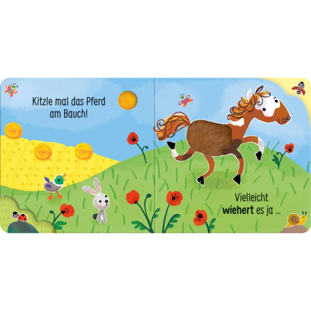 Streicheln und Lauschen: Ich grunze! Glaubst du nicht? Dann kraule mich!