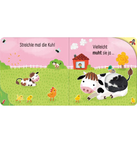 Streicheln und Lauschen: Ich grunze! Glaubst du nicht? Dann kraule mich!