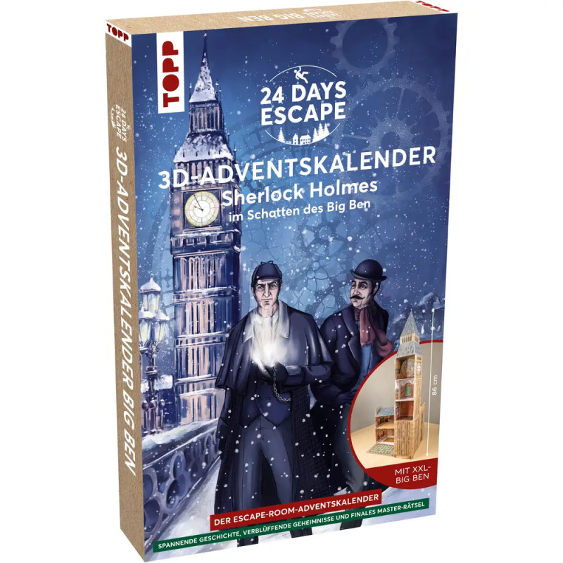 24 DAYS ESCAPE 3D-Adventskalender - Sherlock Holmes im Schatten von Big Ben