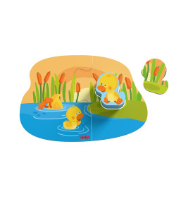 4 erste Puzzles – Tierkinder